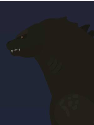 A post by @kaiju50_ on TikTok caption: Godzilla 2014 has been updated #godzilla #CapCut #sticknodesanimation #fyp 