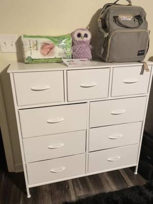 A post by @loveylashae on TikTok caption: most affordable, very easy & quick to set up ..sturdy drawers and lots on space ☺️ I highly recommend ! #dresser #TikTokShop #recommendations 