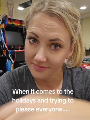 A post by @melissamb163 on TikTok caption: Too old for games... #holidays #family #nope #done #nolonger #peoplepleasers 