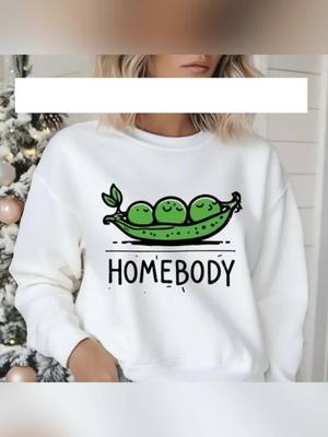 A post by @its_me_jme_g on TikTok caption: Homebody peas in a pod sweatshirt #TikTokShop #fyp #promote #Homebody 