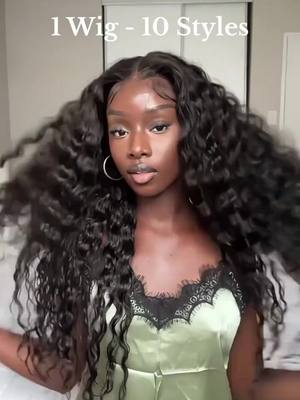 A post by @alice_humanhairfactory on TikTok caption: 1 wig could make how many hairstyles? #hairfactory #humanhairvendor #humanhair #beauty #hairstyle 