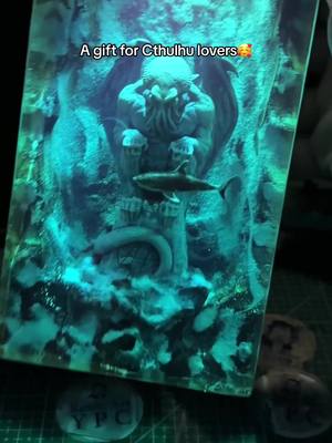 A post by @artypc on TikTok caption: #etsy #christmasgift #fyp #cthulhu #art #gift 