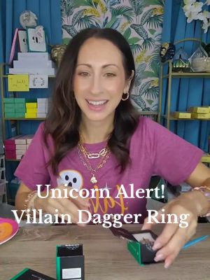 A post by @fizznbling_v on TikTok caption: 🦄Unicorn Alert!!! #villain #reign #storybook #ring @Bomb Party Official 