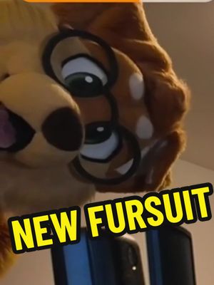 A post by @justafluffymax on TikTok caption: Do you like it? 👉👈 #furry #fursuit #reveal #perfectlycutscreams #cute 