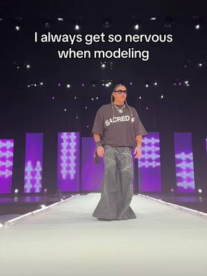 A post by @notoriouscree on TikTok caption: Uncle is always down to walk the runway as long as I can dance #indigenous #fashiontiktok #native #uncle 