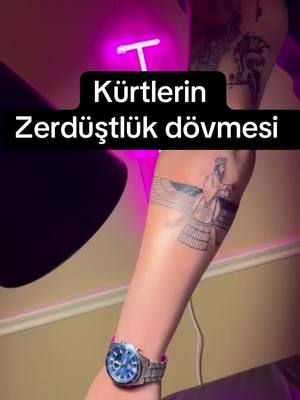 A post by @hebicankabak on TikTok caption: Kürtlerin zerdüştlük dövme modeli çalışmam, 📍MONTREAL  #kanada🇨🇦 #kürt #kürtçeşarkılar #kanadadayaşayantürkler #dövme #yurtdışındayaşam #kanadadayaşam #toronto #montreal #tattoo 