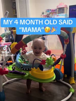 A post by @chairbearr on TikTok caption: My chase finallly said mama on camera !!! I KNEW he knew my name !!! 🎉🥰💙 #proudmom #babyboychase #fyp #foryoupage #momoftwo #autismmom #yannimonett #alien