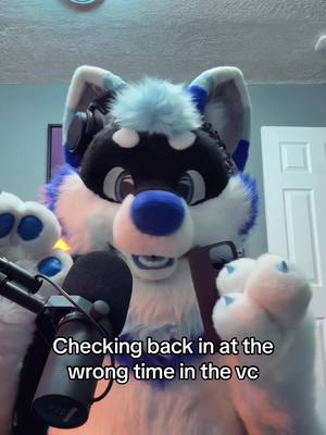 A post by @reverbthehusky on TikTok caption: What are we even talking about? #furry #fursuit #furryfandom #furrytiktok 