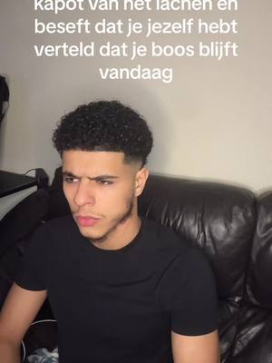 A post by @zakaboula on TikTok caption: “Damn wacht ik lach teveel eff boosmodus aan” #herkenbaar #foryou #voorjou #school 