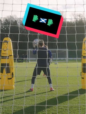 A post by @scotlandnationalteam on TikTok caption: GK duty 🫡