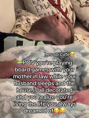 A post by @pkcreedon on TikTok caption: idk why im so emotional right now🥹 #Love #LoveIsLove #christmas #family #pov #wholesome #lgbt #husband #familygoals #couple #lovewins 