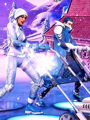 A post by @mopa.26 on TikTok caption: The Snowblower Emote ❄️ @yacine_nbt #fyp #edit #fortnite #fortnitedance #fortniteemote