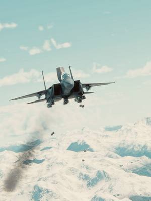 A post by @cadenondatcobb on TikTok caption: Launching a Swarm with the F-15E #warthunder #cinematic #videogames #gaming #warthunderaviation #videogame #aviation #military #planes #bomber