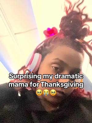 A post by @theycallmelemi on TikTok caption: Holidays are the best time to give your ppl a heart attack  ☺️🤌🏽@Samira1  #suprise #mama #traveltiktok #nephews #family #holidays #thanksgiving #reaction #fyp #fypシ #fypシ゚viral #fypage #fyppppppppppppppppppppppp #fypdongggggggg #family 