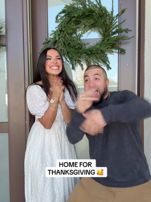 A post by @thechavezfamilyy on TikTok caption: Happy Thanksgiving from our family to yours 😂🥹🤍🦃🫶🏼 #chavezfamily #MomsofTikTok #dadsoftiktok #hubsandsoftiktok #parentsoftiktok #toddlersoftiktok #familiesoftiktok #thanksgiving #comedy #momcomedy