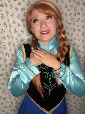 A post by @lostprincessashlee on TikTok caption: if blitzø was in frozen instead of Hans or Kristoff lmfaoo #frozen #princessanna #cosplay #helluvaboss #blitzohelluvaboss 