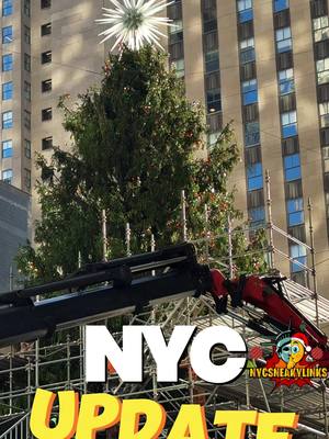 A post by @nycsneakylinks on TikTok caption: The annual Rockefeller Center Tree Lighting Ceremony will take place on Wednesday, December 4th, 2024 The ceremony will be at Rockefeller Center at 8 p.m. The show will be driven by music, with Performances by  -The Rockettes -The Backstreet Boys -Coco Jones -Country duo Dan + Shay -Thalia Request Tickets on 1iota  @rockefellercenter #rockefellercenter #rockefellercentertree #christmasinnyc #rockefellertree #nycchristmas #nycholiday