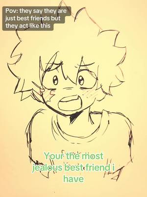 A post by @.tatsutoro on TikTok caption: Im back with no motivation🤓#mha #myheroacademia #fyppppppppppppppppppppppp #art #fanart #izuku #izuku #izukumidorya #midorya #kacchan #bakugou #bakugo #katsuki #katsukibakugou #bkdk #bakudeku #dkbk #animatic #animation 