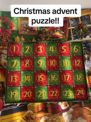 A post by @puzzles_paintings on TikTok caption: The perfect Christmas gift for puzzle lovers!! #christmasgifts #puzzlelovers #jigsawpuzzle #adventpuzzle 