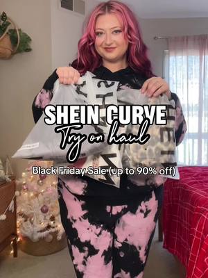 A post by @allicaitlin on TikTok caption: Everything I ordered from the SHEIN Black Friday Sale! Shop by searching【62LUN】 and use 【24SBSallic】for UP TO 90% OFF #SHEINBigSalesDay #SHEINblackfriday #SHEINcybermonday #blackfridaydeals #plussizefashion #tryonhaul #plussizetryon // AD @SHEIN @SHEINUS 