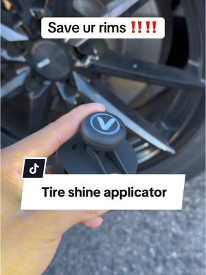 A post by @br1.tries on TikTok caption: Control the tire shine with Vikings applicator #cardetailing #cardetailingproducts #carwash #tireshine #tiredressing #tiktokshopblackfriday #tiktokshopcybermonday 