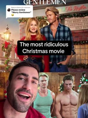 A post by @heartthrobert on TikTok caption: Replying to @Sherry B oh my god this movie. #christmas #christmasmovies #netflix The Merry Gentlemen movie review 