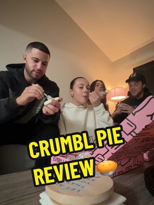 A post by @alexibluemusic on TikTok caption: CRUMBL TASTE TEST 🥧PIE EDITION🥧 @Crumbl #crumblecookie #crumblecookiereview #crumbl #crumblpie #crumblecookies @Ava Allan @Tyler Grissom @Earl Boyd 