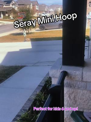 A post by @aimster813 on TikTok caption: The hoop is compact and portable - fits over most of my doors - glows in the dark and came in Christmas packaging *great holiday giftie!!* :) #fyp #Christmasgifts #gifts #giftideas #giftsforkids #seray #minihoop #game #basketball 