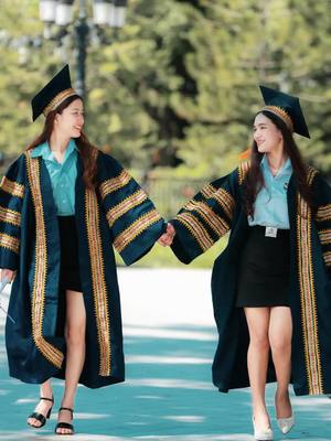 A post by @30560787089 on TikTok caption: With my friend at university 🎓❤️