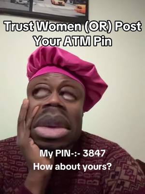 A post by @eee_attah on TikTok caption: Trust women or post your ATM (PIN) #comedy #funy #fyp #eee_attah  