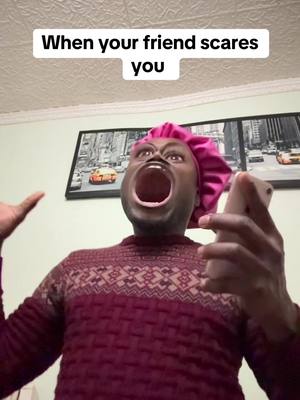 A post by @eee_attah on TikTok caption: When your friend scares you #funy #fyp #eee_attah #foryoupage 