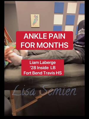 A post by @lisa_semien on TikTok caption: Months of Ankle/Achilles pain gone after releasing tight muscles in the lower leg and bound fascia around the tendons. #anklepain #ankle #myofascialrelease #energywork 