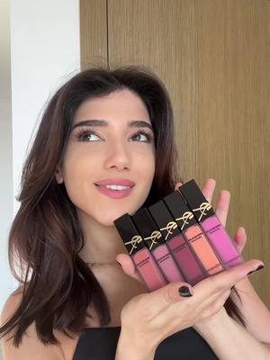 A post by @narins.beauty_ on TikTok caption: The cutest blush shades ever. Which one do you prefer?  @YSL Beauty Make Me Blush liquid blush  #37 Peachy Nude  #44 Nude Lavalliere #makeup #makemeblush #liquidblush #blush #fragrance 