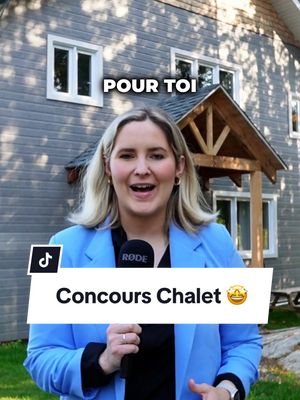 A post by @lamymy_animatrice on TikTok caption: ✨ Concours : Gagne 2 NUITÉES dans un chalet de rêve ! ✨ Envie d’une escapade dans un chalet cosy ? Participe sur notre page Facebook pour tenter de gagner 2 nuitées avec tes amis ou ta famille ! 🎉  Concours jusqu’au 15 décembre 🎯 Pour participer : 1️⃣ Like notre page Gîtes Évasion Laurentides 2️⃣ Like et partage cette vidéo 3️⃣ Tague des amis (plus tu tagues, plus tu as de chances !) 👉 Rends-toi sur notre page Facebook pour participer ! Bonne chance 🍀
