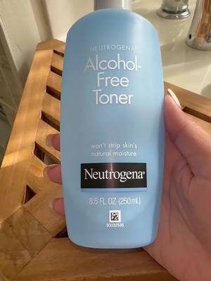 A post by @tiktokshopfinds88 on TikTok caption: Neutrogena Alcohol-Free Facial Toner, 8.5 fl. oz (Pack of 2) - Hypoallergenic Formula for Cleansing and Refreshing Skin - Body Care