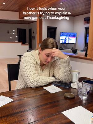 A post by @athinaeconomon on TikTok caption: dont drag us into your games #thanksgiving #family #games #fyp 