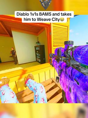 A post by @vrdiablo on TikTok caption: Now we are 1-1 😈 Tell bammy bammy to run it back on warzone now👀 full vid on @BAMS YT🗣️ #warzone #warzonebestclips #warzonefunnyclips #warzone3 #warzonetips #warzoneloadout #warzonememes #warzonefunny #callofdutywarzone #warzonemoments #bams #diablo #vrdiablo 