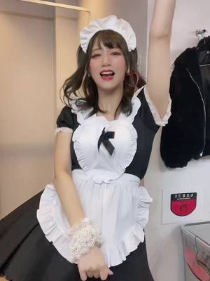 A post by @erimihane on TikTok caption: 冬コミにてえちえち！？メイド写真集発売です| ‹:)⸜❤︎⸝‍ #maid #ベルメイク 