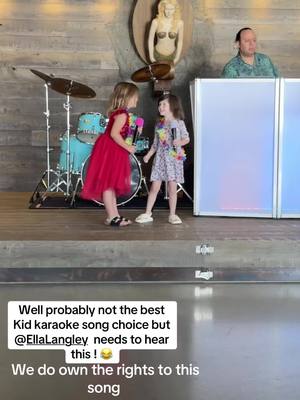 A post by @makeup.momma on TikTok caption: My kids Karoke Debut 😂 cutest part is they have no clue the meaning behind words - its just a fun song to sing ! #Sisters #foryou #YoulooklikeYouloveMe #kidskaroke #sunseekerresortfl