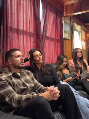 A post by @vinnyguadagnino on TikTok caption: @Jersey Shore premiered 15 years ago on Dec 3rd , and going on our 8th season of #JerseyShoreFamilyVacation !  @Jenni Farley @Snooki @Sammi Sweetheart 