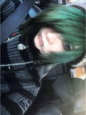 A post by @st1.ches on TikTok caption: Last of the green hAPPY DECEMBER !! #demiboy #ftm #lgbt #mlm #ilovemybf #alternative #2000s #emo 