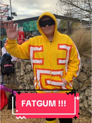 A post by @baron.cosplays on TikTok caption: the big boy of all time <3 modeled by my beautiful partner #fatgum #fatgumcosplay #mha #myheroacademiacosplay #myheroacademia #bnha #mcmbirmingham @MCM Comic Con  