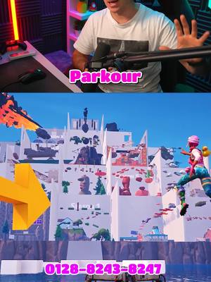 A post by @jesusseron on TikTok caption: Si superas mi récord te regalo un pase de batalla  #fortnite #parkour #parkourpyramid 