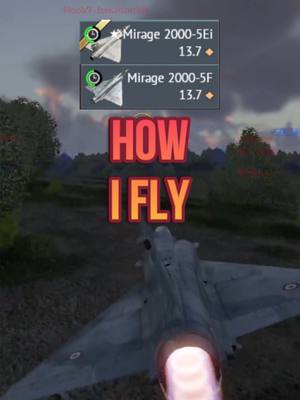 A post by @justintimefrog on TikTok caption: How I Fly Mirage-5F and Mirage-5Ei #warthunder #tipsandtricks #videogame #gaming #fakeguns⚠️ #fighterjet #education #howifly