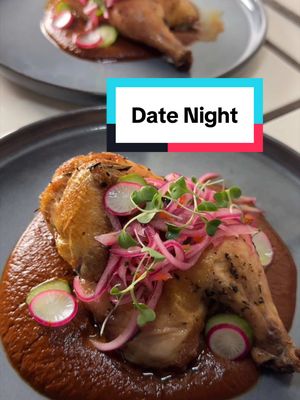 A post by @oscarins_kitchen on TikTok caption: Would you consider Mole as a Fancy Meal?  #mexicanfood #datenight #foodies 