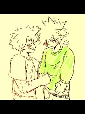 A post by @.tatsutoro on TikTok caption: I DID THIS ALL IN LESS THEN 2 HOURS BC I FORGIT TO MAKE THIS YESTERDAY SO I COULD POST IT TODAY😭😭 anyways i love them #bkdk #fyp #3rdofdecember #bakudeku#mha#animatic#animation#comic#myheroacademia #izuku#deku#katsuki#bakugou#izukumidorya#ochakouraraka #art 