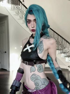 A post by @emiru on TikTok caption: Meep #arcanecosplay #essencepartner @essence cosmetics #essencemakeup #juicybalm