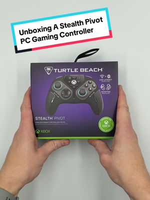 A post by @turtlebeach on TikTok caption: Unboxing a Stealth Pivot PC gaming controller #controller #pcgaming #turtlebeach #xbox #GamingOnTikTok #pcgamer @Turtle Beach PC @TurtleBeachGames 