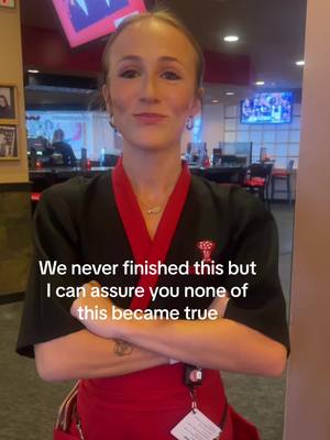 A post by @reghanneal on TikTok caption: Benihana life 