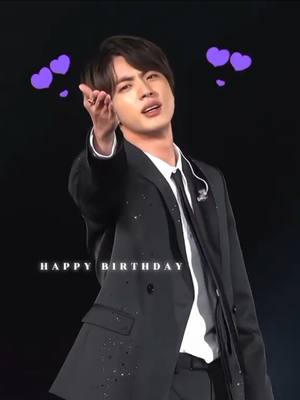 A post by @melixycc on TikTok caption: HAPPY BIRTHDAY WWH #jin #worldwidehansomeseokjin #jin #seokjin #bts #fyp #army